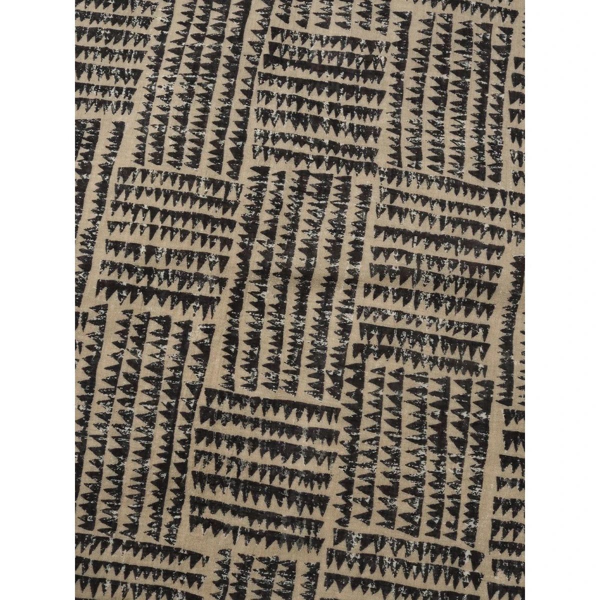 Kapital Rayon Fringe Stole (Hacksaw Block Pattern)