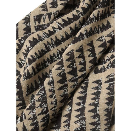 Kapital Rayon Fringe Stole (Hacksaw Block Pattern)