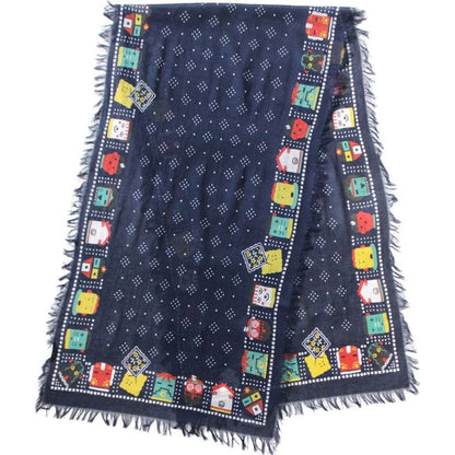 Kapital Rayon Fringe Stole (Kachina & Peckish Rainbowy)