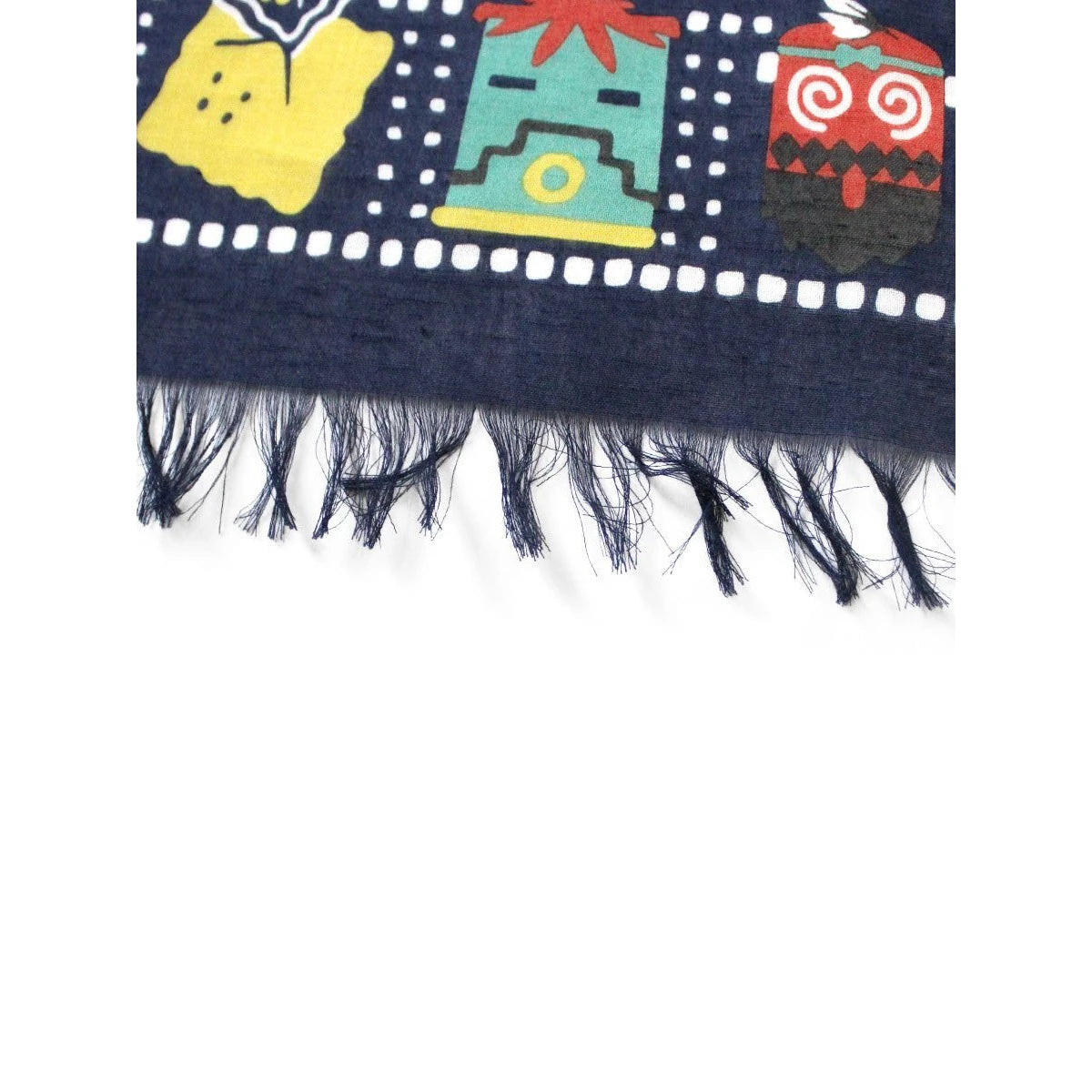 Kapital Rayon Fringe Stole (Kachina & Peckish Rainbowy)