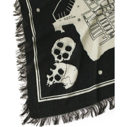 Kapital Rayon Fringed Square Stole (Kayo Hueso)