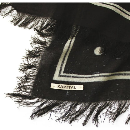Kapital Rayon Fringed Square Stole (Kayo Hueso)