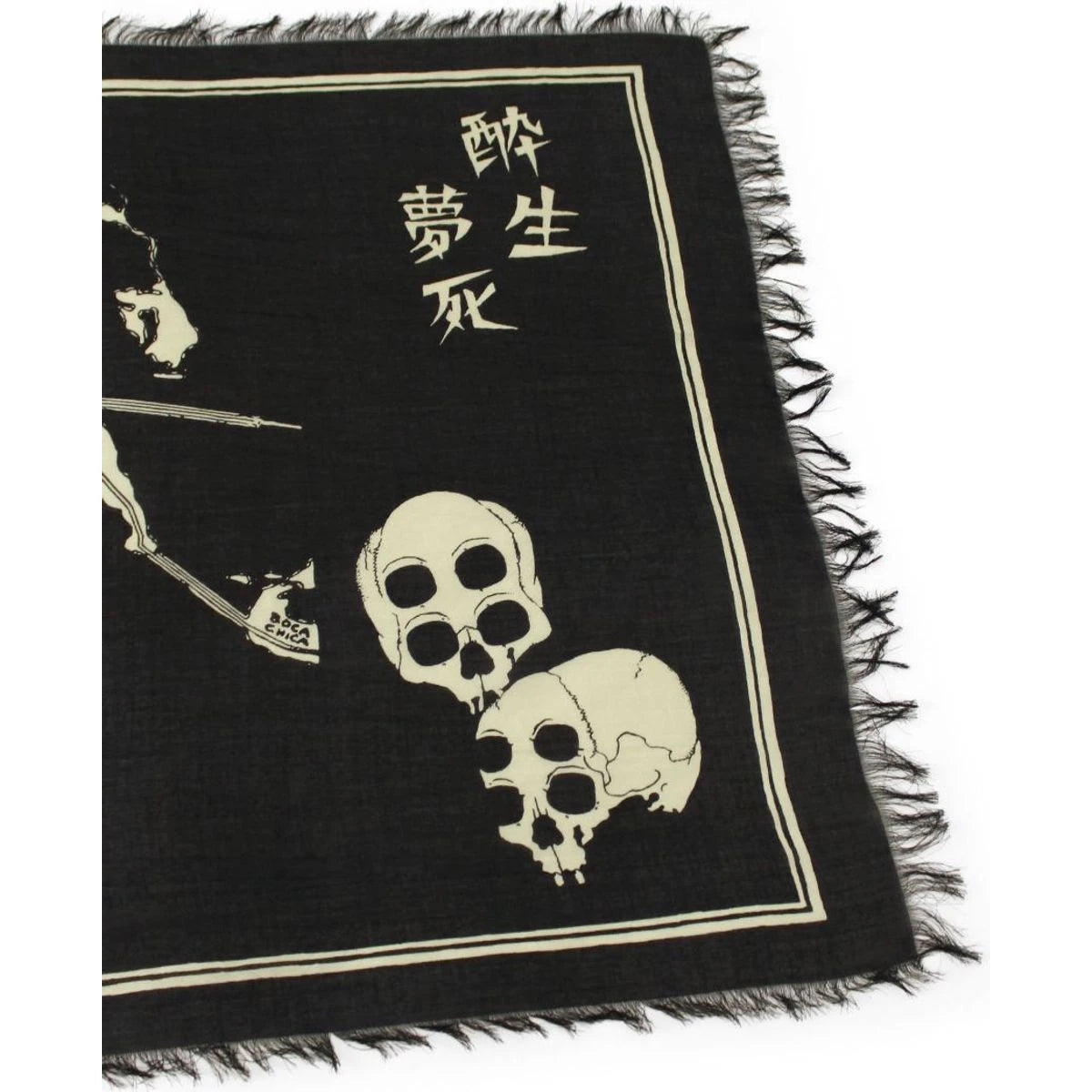 Kapital Rayon Fringed Stole (Kayo Hueso)