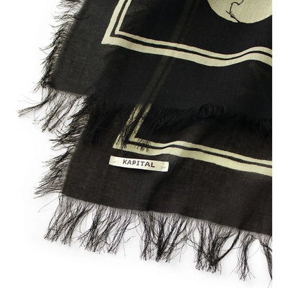 Kapital Rayon Fringed Stole (Kayo Hueso)