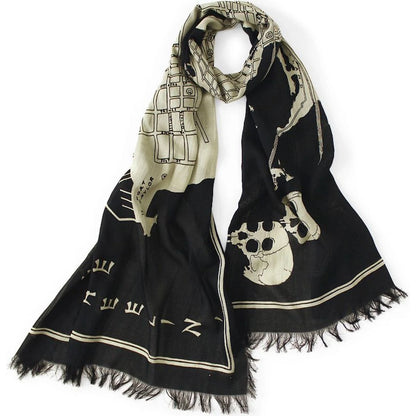 Kapital Rayon Fringed Stole (Kayo Hueso)