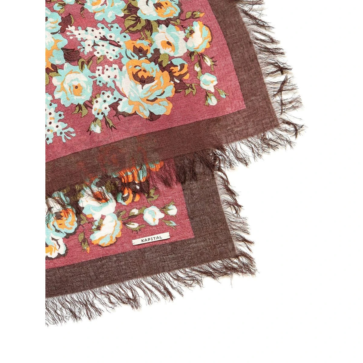 Kapital Rayon Fringed Stole (Nadeshiko Champetre)