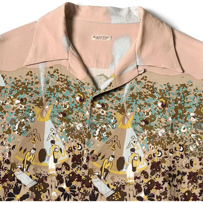 Kapital Rayon Navajoland Print Aloha Shirt