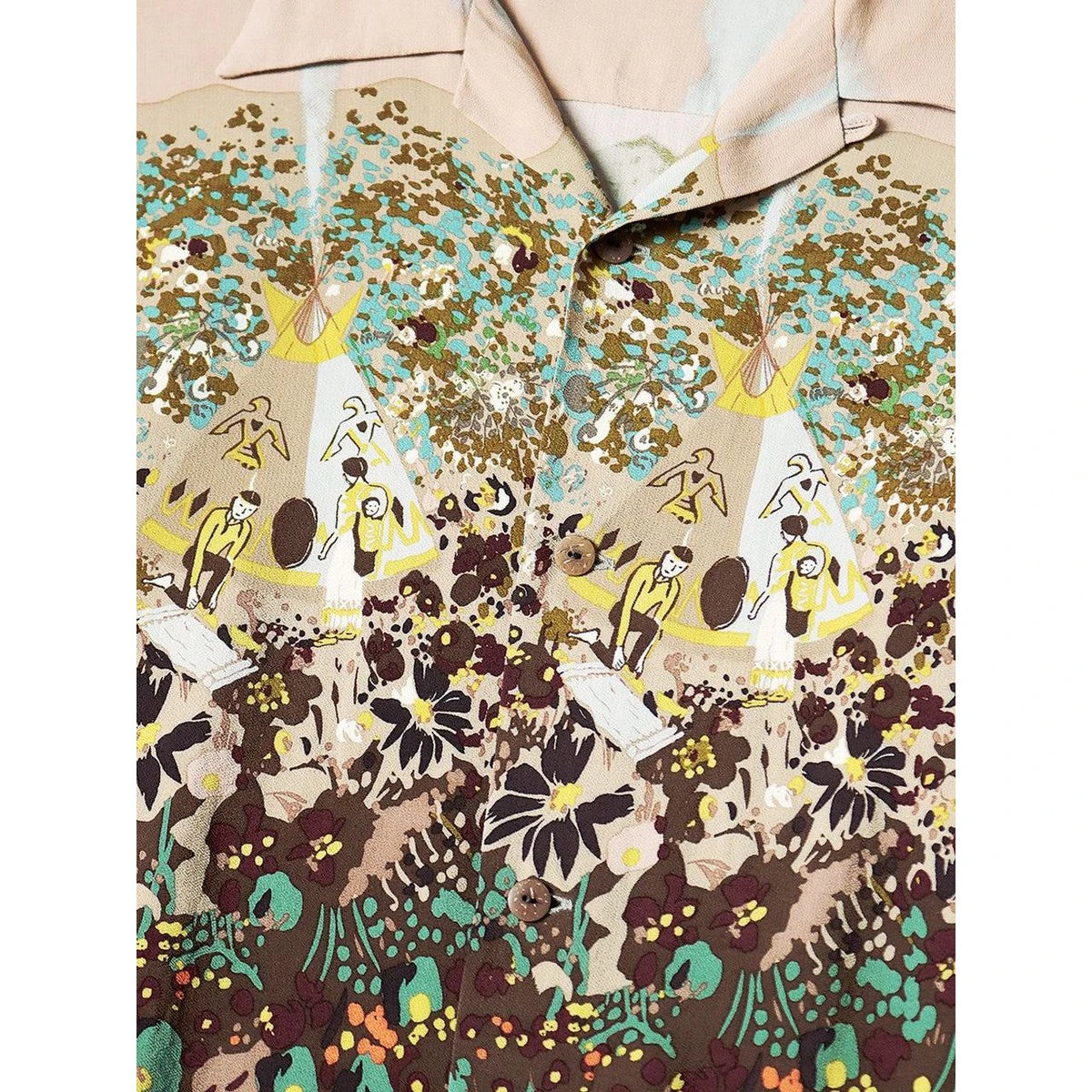 Kapital Rayon Navajoland Print Aloha Shirt