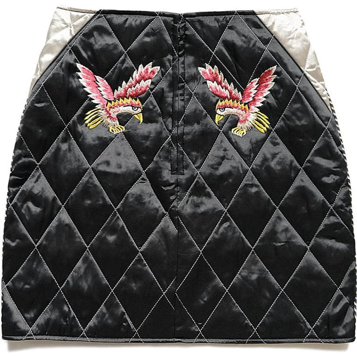 Kapital Rayon Satin Quilted Miniskirt (Japan Hawk)
