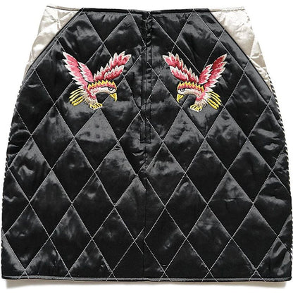 Kapital Rayon Satin Quilted Miniskirt (Japan Hawk)