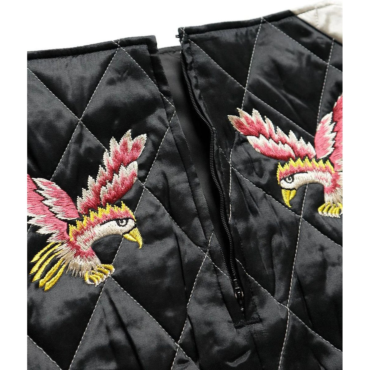Kapital Rayon Satin Quilted Miniskirt (Japan Hawk)