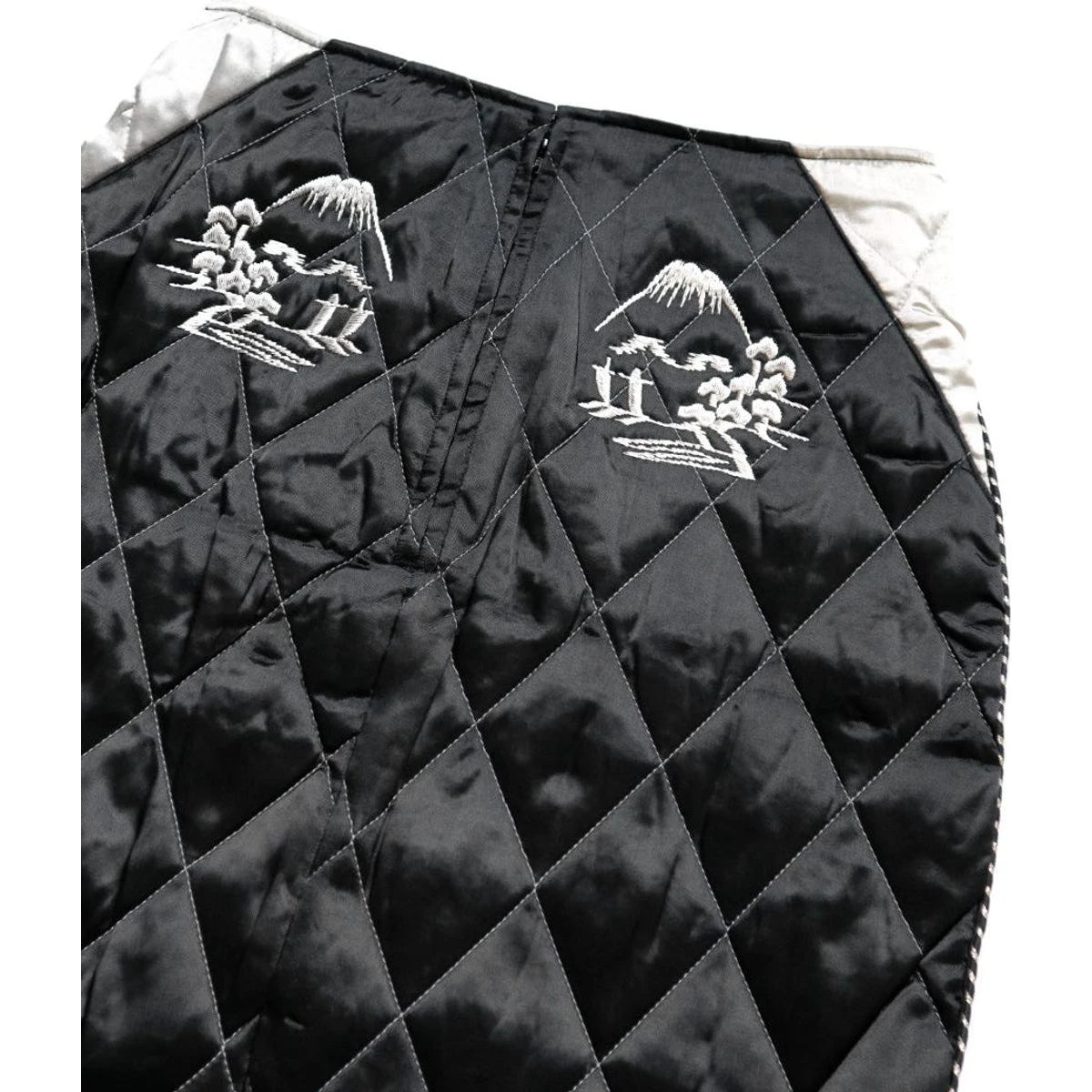Kapital Rayon Satin Quilted Miniskirt (Japan)
