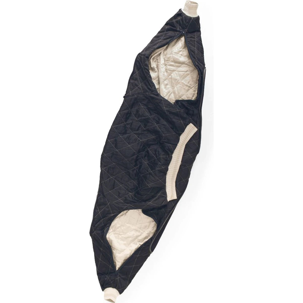 Kapital Rayon Satin Quilted Sham Bomber Jacket (Pearl Flag)