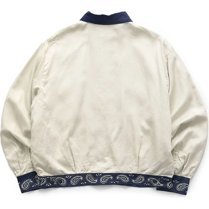 Kapital Rayon Twill 2 Tone Drizzler Jacket (Pecos Paisley)