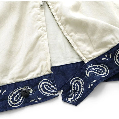 Kapital Rayon Twill 2 Tone Drizzler Jacket (Pecos Paisley)