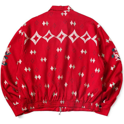 Kapital Rayon Twill Ainu Moshiri Print Drizzler Jacket