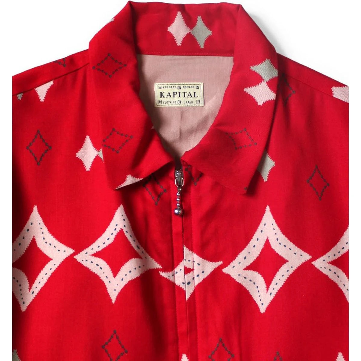 Kapital Rayon Twill Ainu Moshiri Print Drizzler Jacket