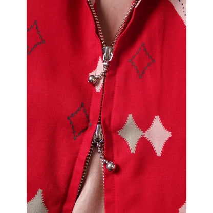 Kapital Rayon Twill Ainu Moshiri Print Drizzler Jacket