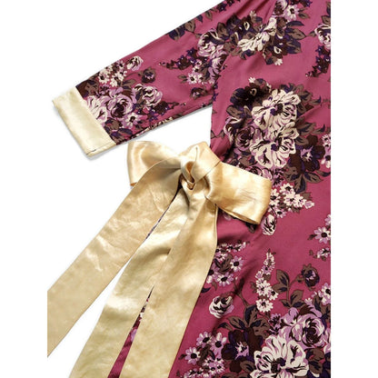 Kapital Rayon Twill Nadeshiko Champetre Pt Lychee Dress