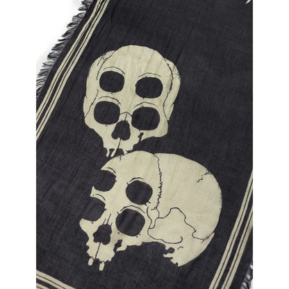 Kapital Rayon Wabi Sabi Rain Skull Stole