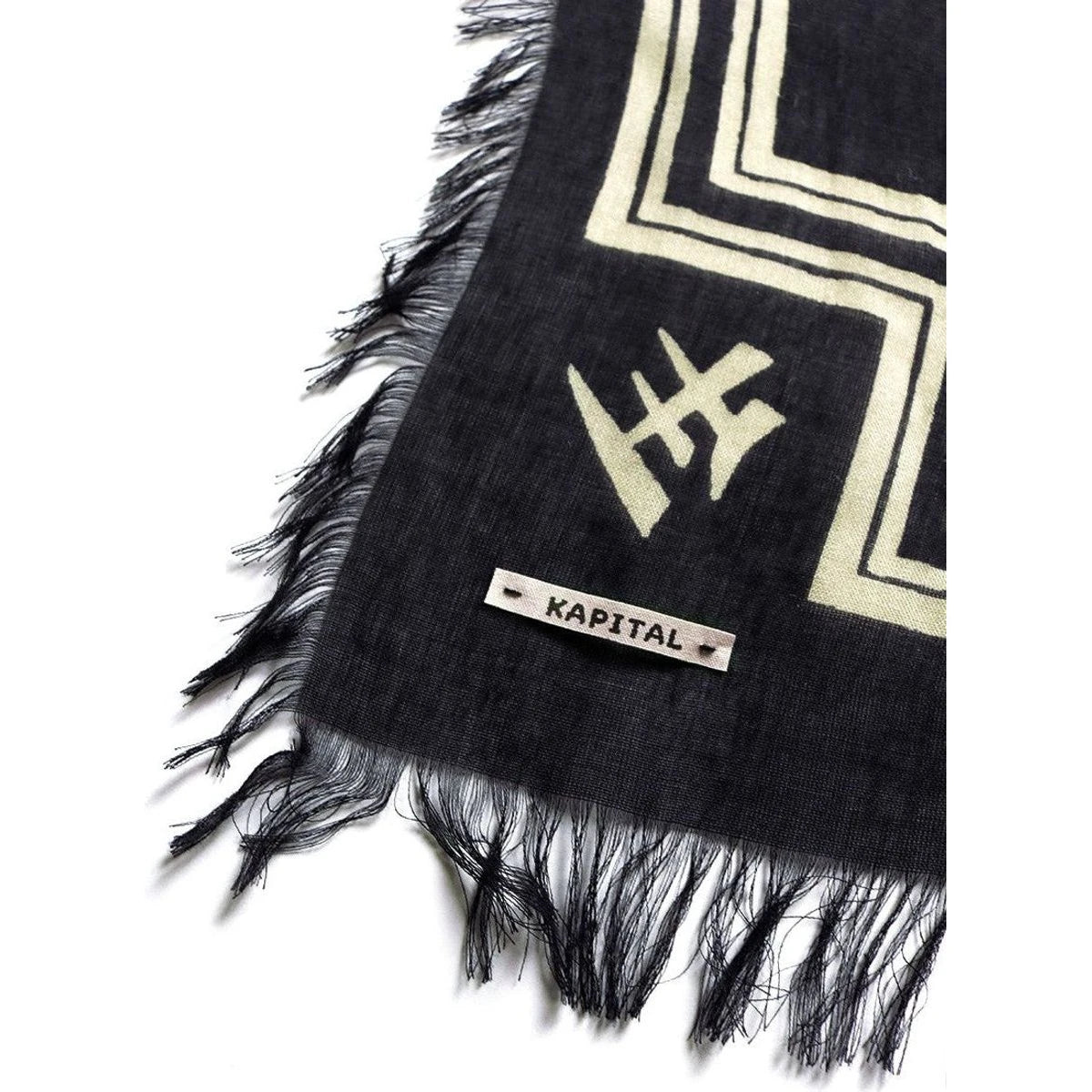 Kapital Rayon Wabi Sabi Rain Skull Stole