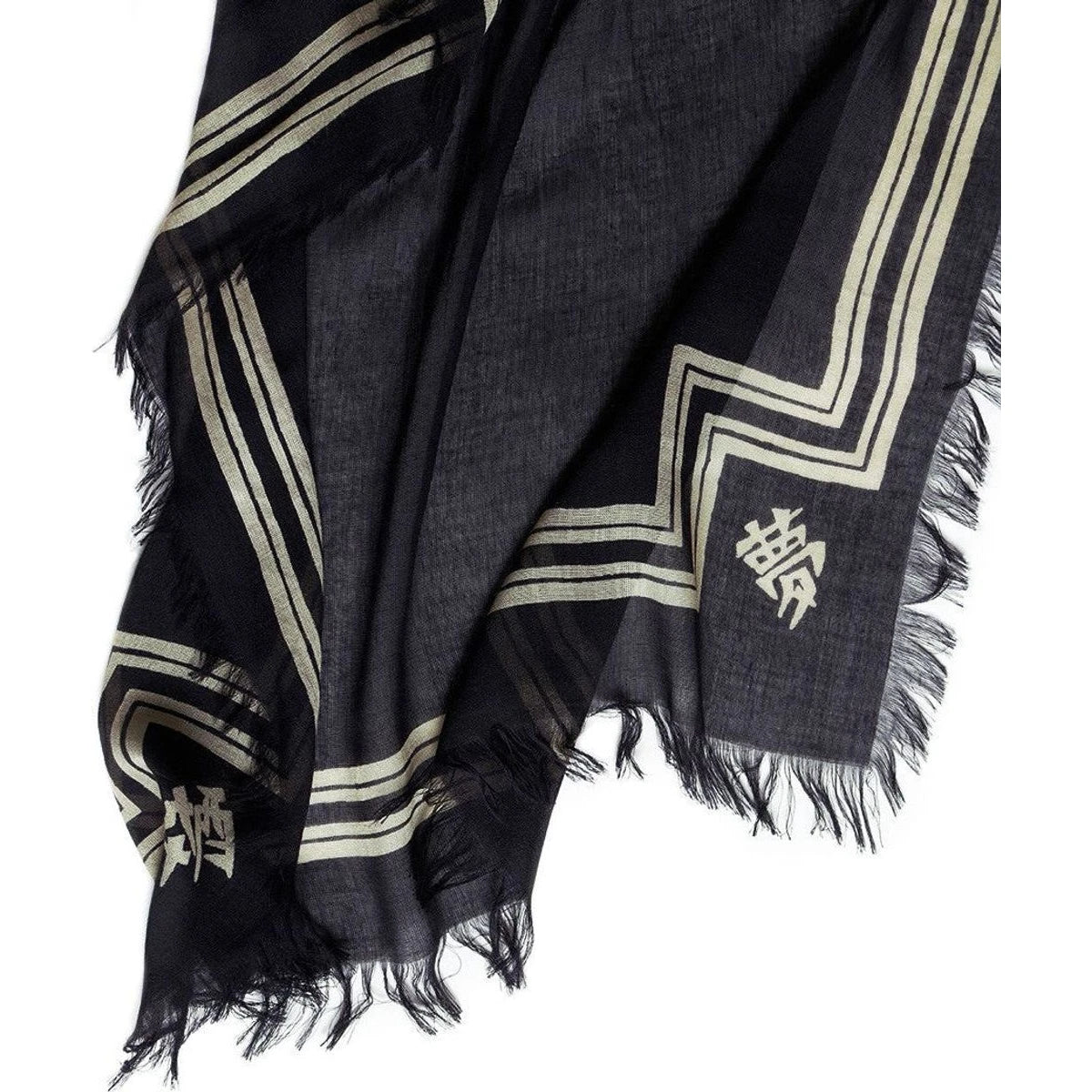 Kapital Rayon Wabi Sabi Rain Skull Stole