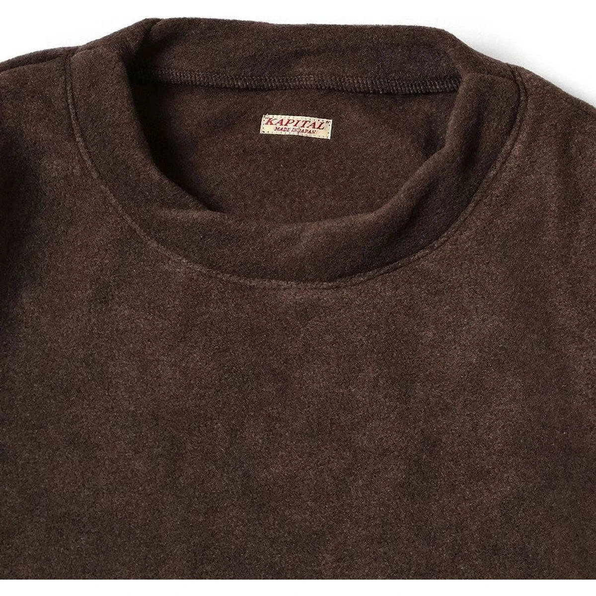 Kapital Reverse Fleece Big Crew Sweater