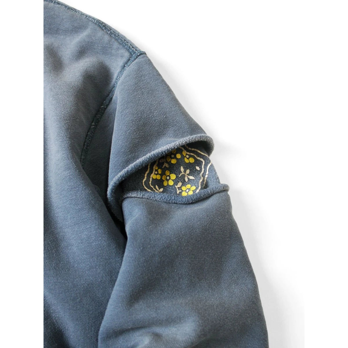Kapital Reversible Fleece Elbow Rip Hoodie Peckish Rainbowy Print