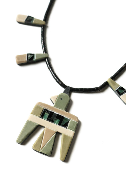 Kapital Santo Domingo Battery Bird Necklace (Large)