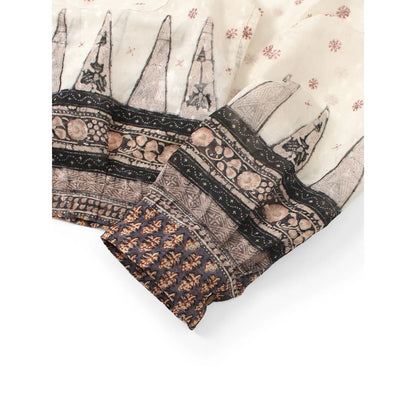Kapital Sheer Chintz Patterned Open Collared Drizzler Shirt