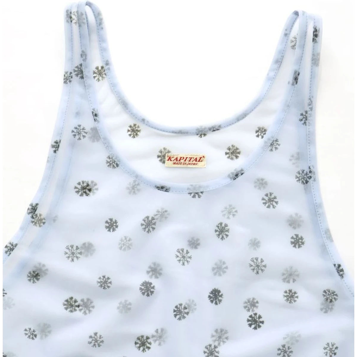 Kapital Sheer Jersey Tank Top (Komon Pattern)