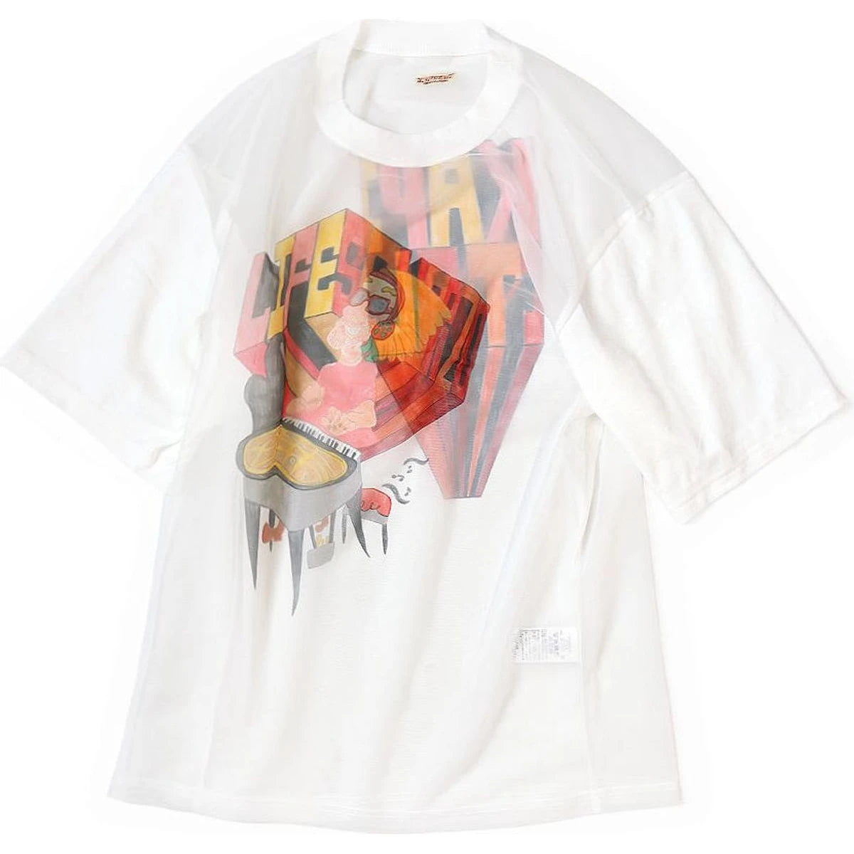 Kapital Sheer Jersey X 20/ Jersey Crew T (Analog Piano Man Pt)