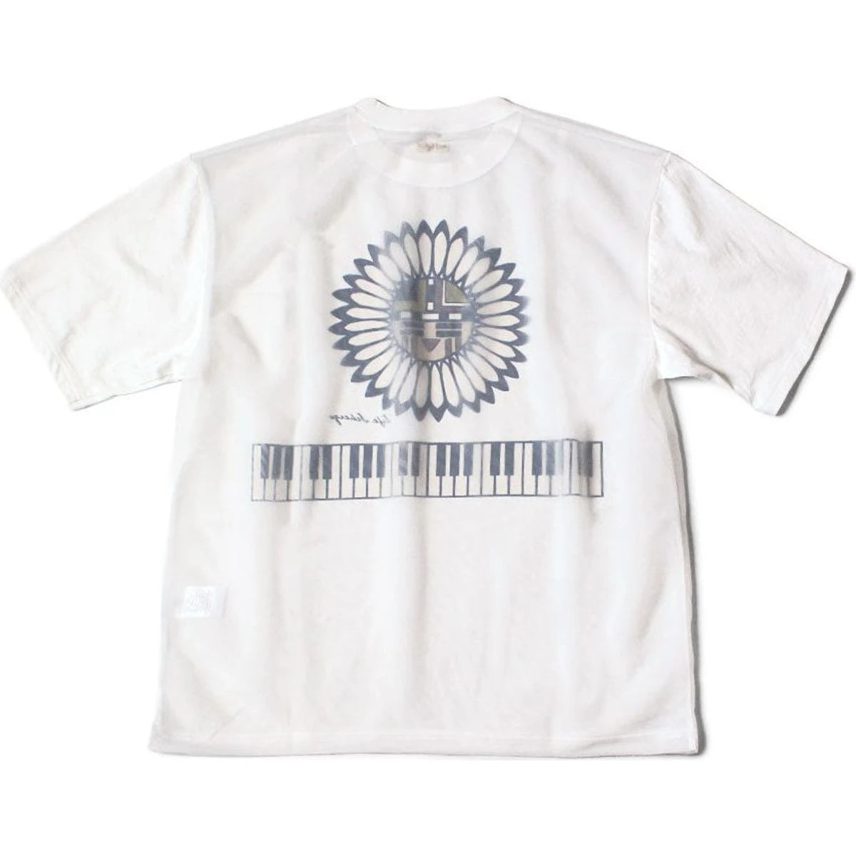 Kapital Sheer Jersey X 20/ Jersey Crew T (Piano Sunface Pt)