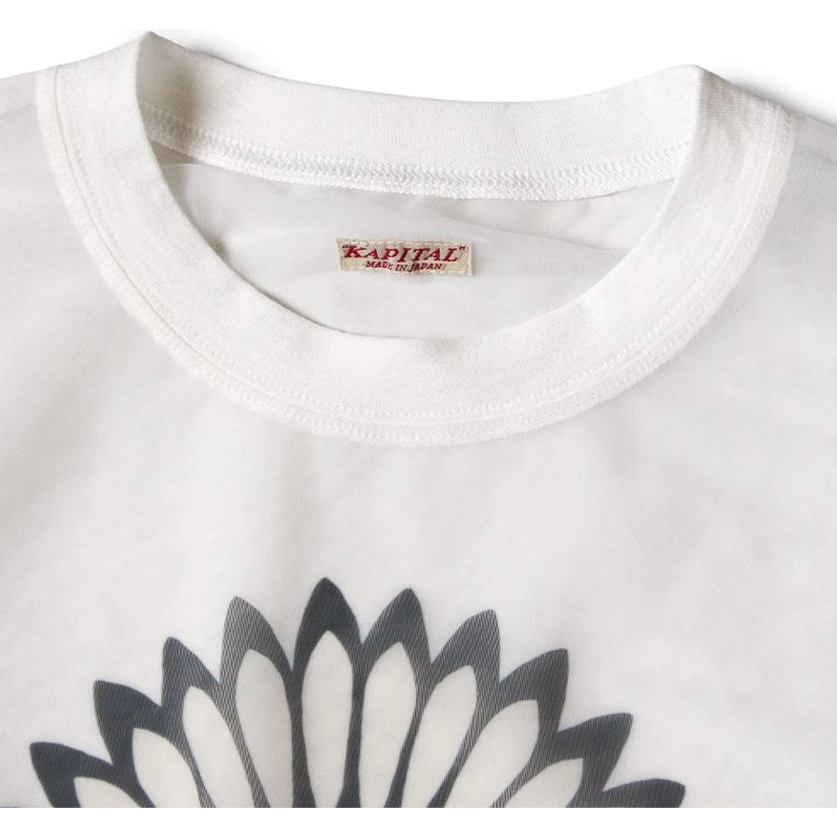 Kapital Sheer Jersey X 20/ Jersey Crew T (Piano Sunface Pt)