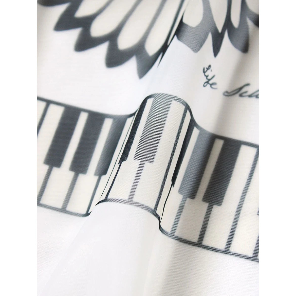 Kapital Sheer Jersey X 20/ Jersey Crew T (Piano Sunface Pt)