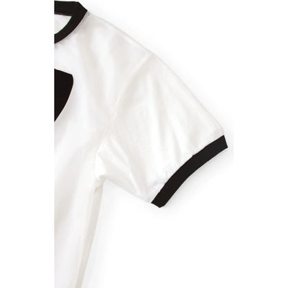 Kapital Sheer Jersey Ringer Tee (Denim Men Love Cats Scratch Print)
