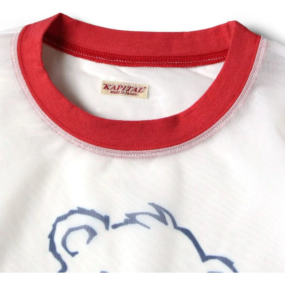 Kapital Sheer Jersey X 20/ Jersey Ringer T (Peckish Little Bear Pt)