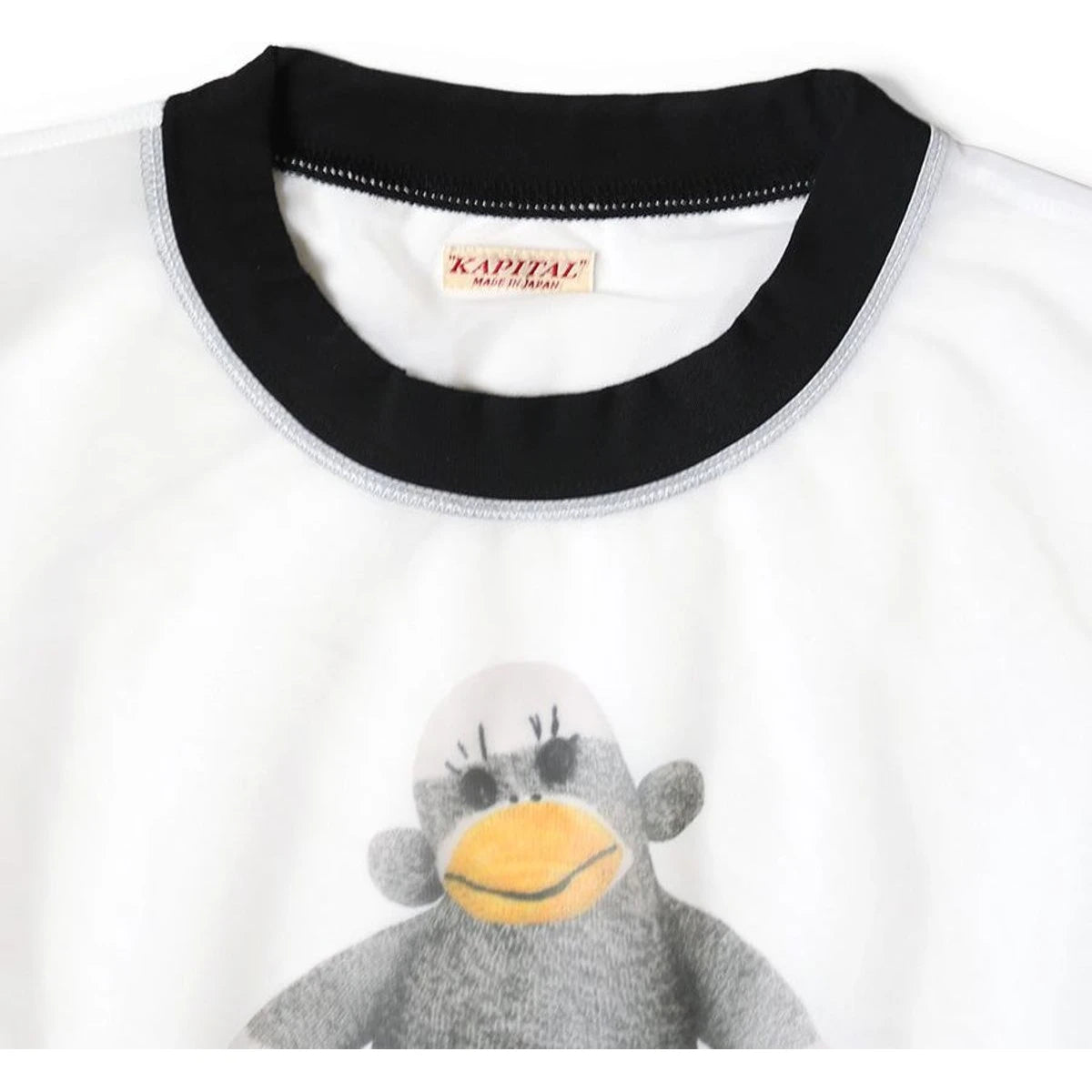 Kapital Sheer Jersey x Jersey Ringer Tee (Chiro Pack Kush In Print)