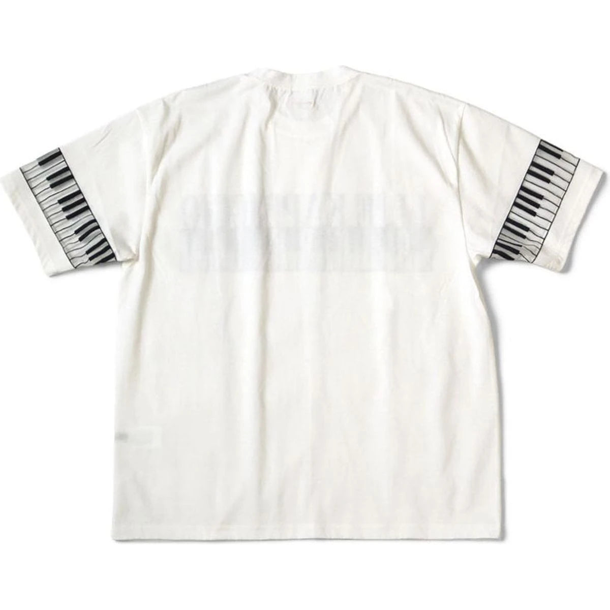 Kapital Sheer Opal Jersey Crew T-Shirt (Life Kapriccio Piano Print)