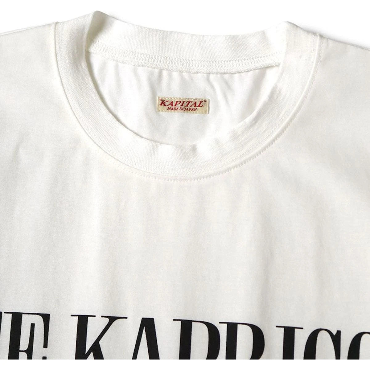 Kapital Sheer Opal Jersey Crew T-Shirt (Life Kapriccio Piano Print)