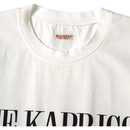 Kapital Sheer Opal Jersey Crew T-Shirt (Life Kapriccio Piano Print)