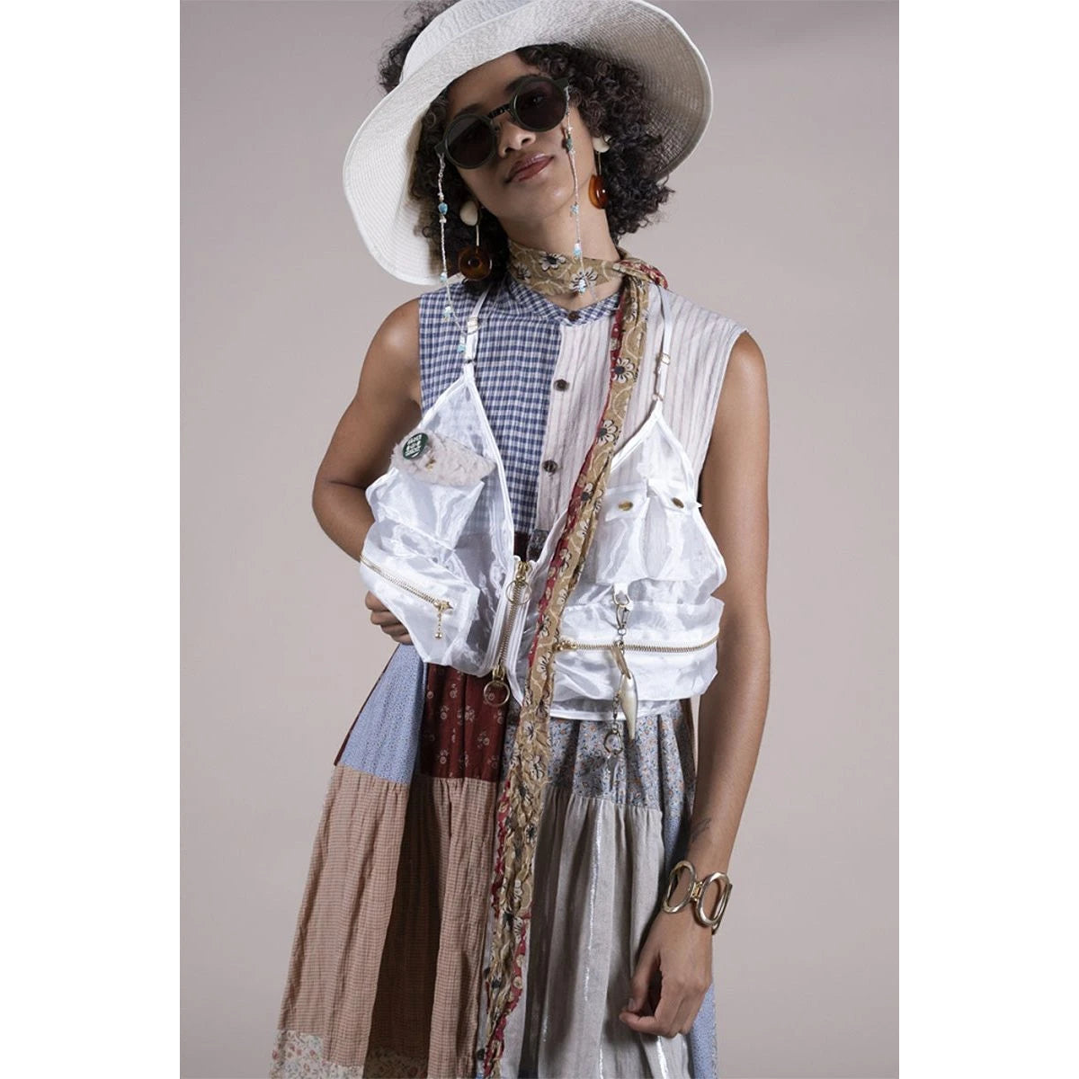 Kapital Sheer Pearl Fishing Vest