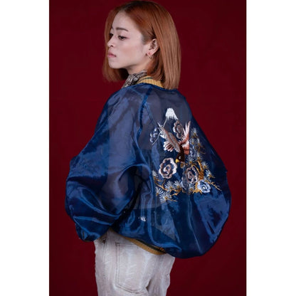 Kapital Sheer Pearl Mosquito Guard Souvenir Jacket (Eagle)