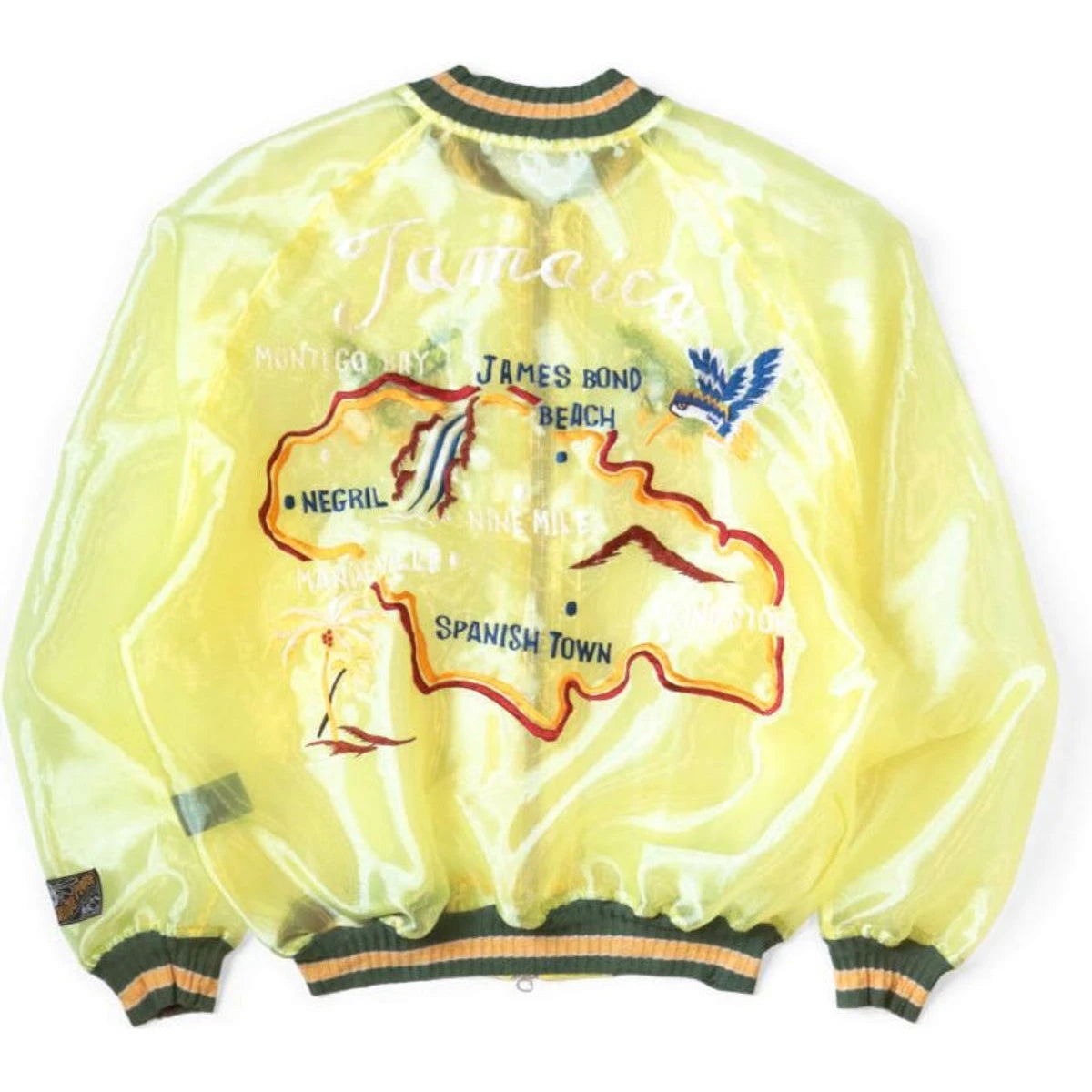 Kapital Sheer Pearl Mosquito Guard Souvenir Jacket (Jamaica Kapital Sheer Pearl Mosquito Guard Souvenir Jacket (Jamaica