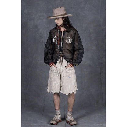 Kapital Sheer Pearl Mosquito Guard Souvenir Jacket (Tiger)