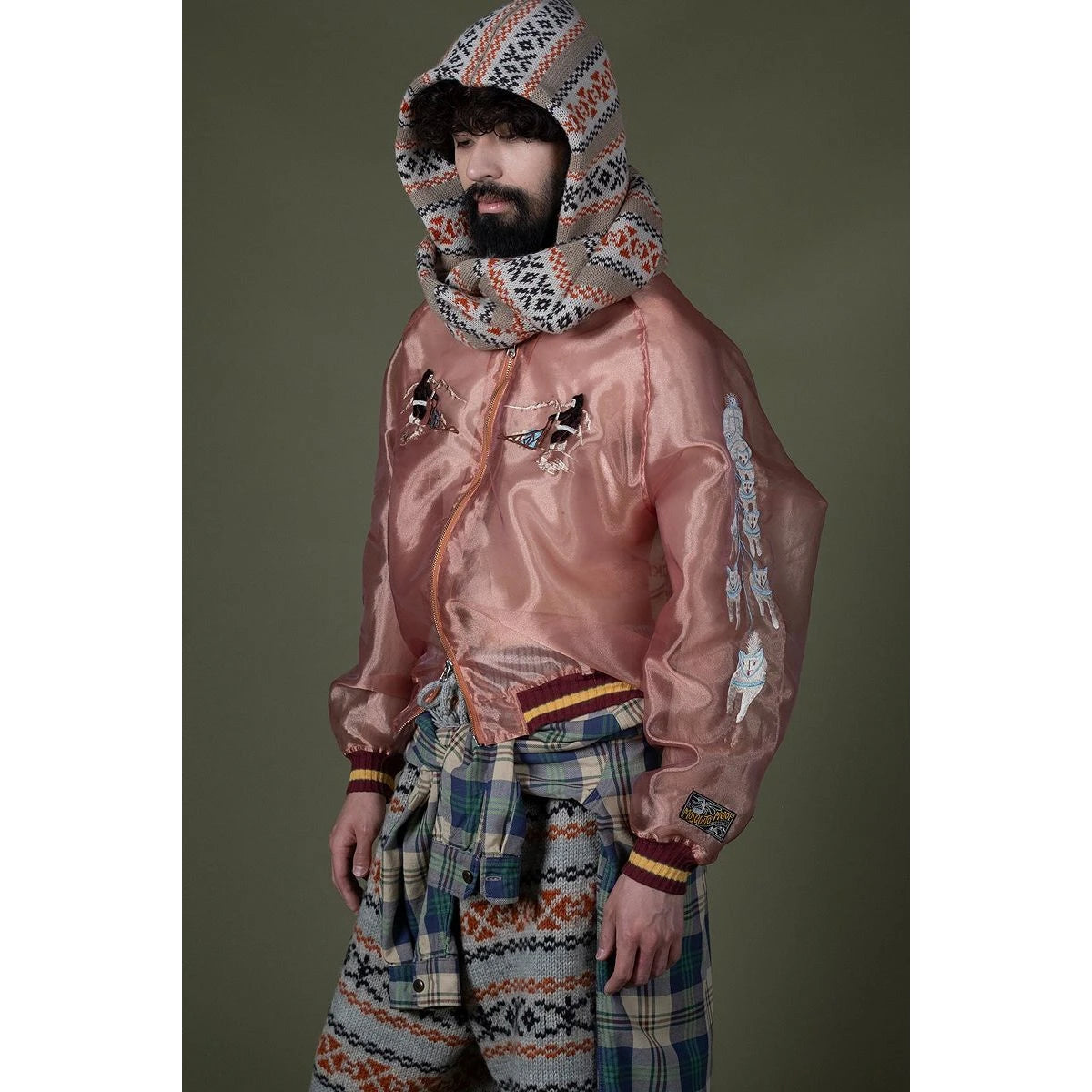 Kapital Sheer Pearl Mosquito Guard Souvenir Jacket (Yukon & Alaska
