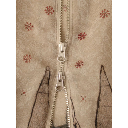 Kapital Sheer Sarasa Print Blouson With Gathered Sleeves