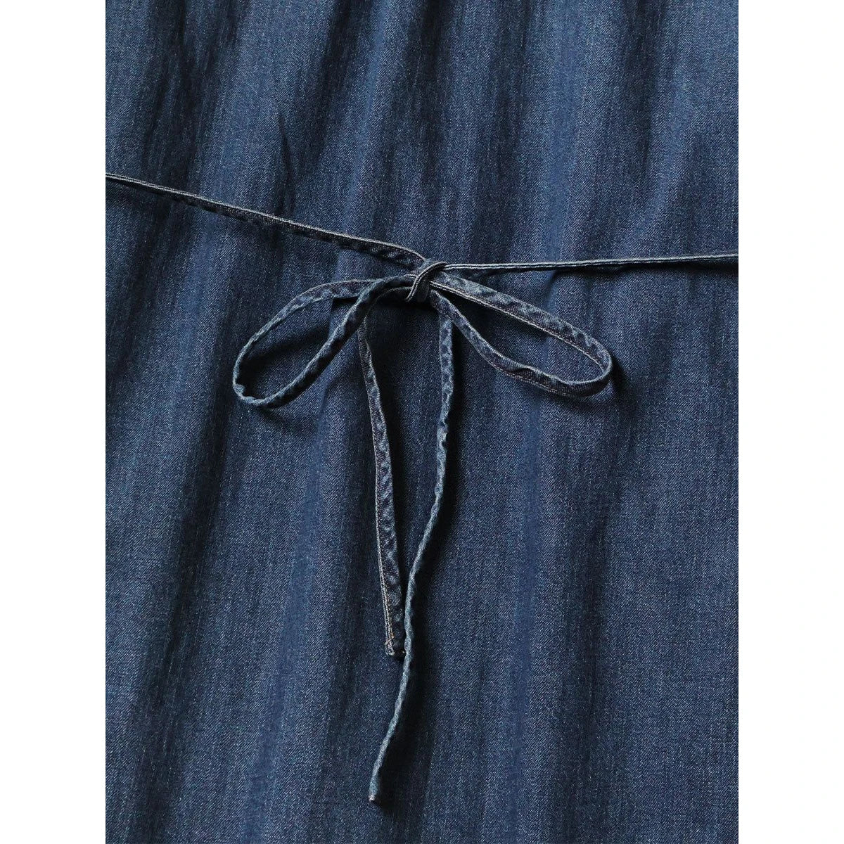 Kapital Shirt Denim Pintucked Shirt Dress