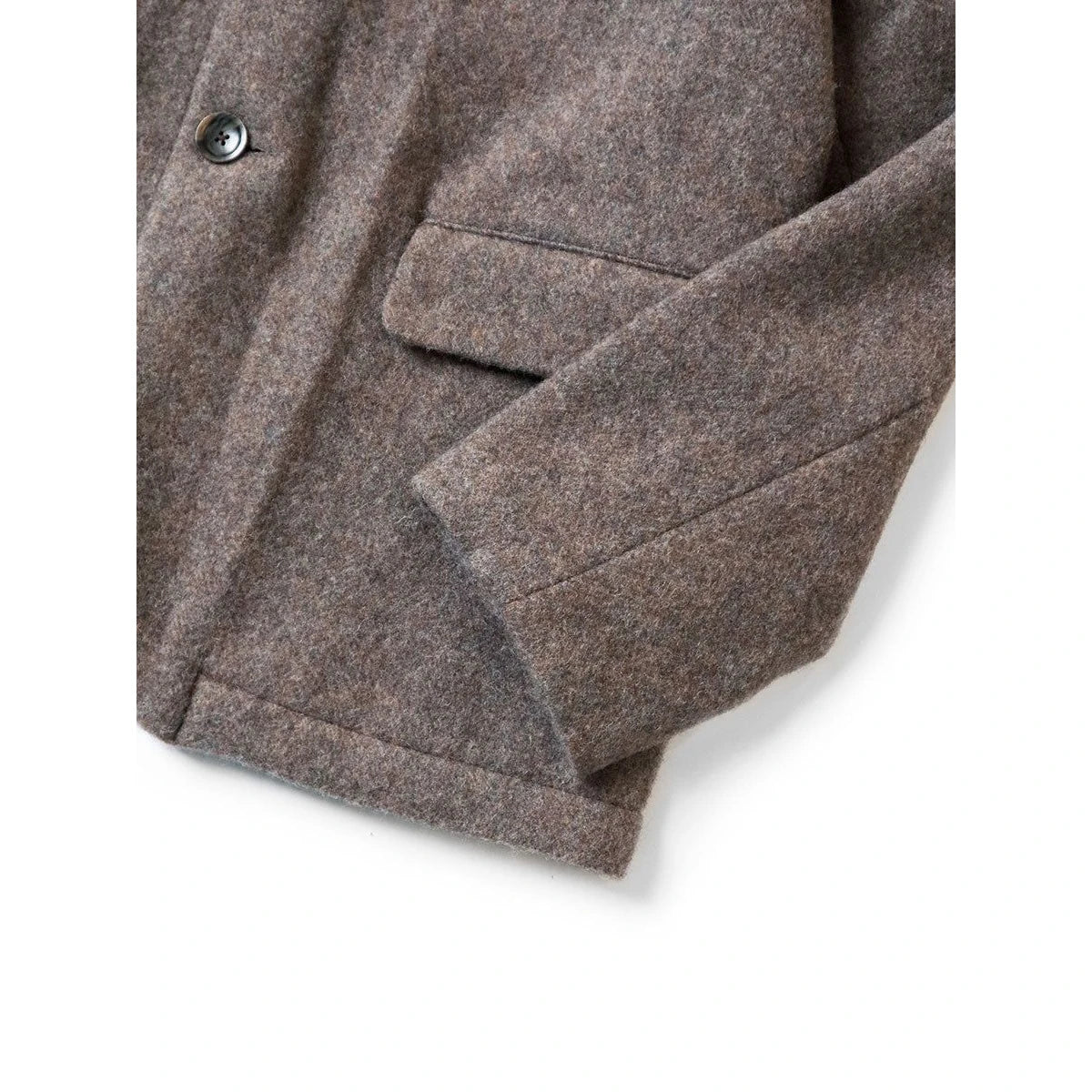 Kapital Shrunken Herringbone Wool Hospital Jacket