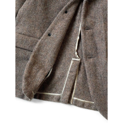 Kapital Shrunken Herringbone Wool Hospital Jacket
